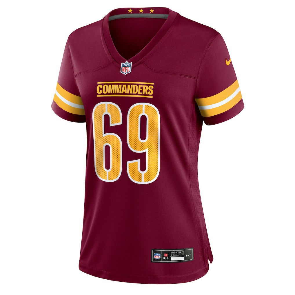 Tyler Ott Washington Commanders Women's Team Game Jersey - Burgundy - Nike