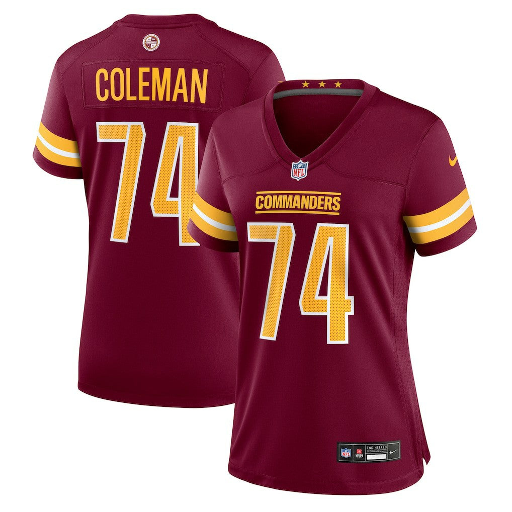 Brandon Coleman Washington Commanders Women's Team Game Jersey - Burgundy - Nike