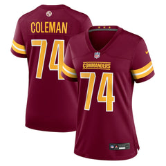 Brandon Coleman Washington Commanders Women's Team Game Jersey - Burgundy - Nike