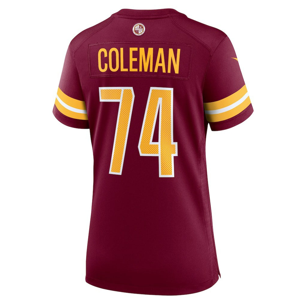 Brandon Coleman Washington Commanders Women's Team Game Jersey - Burgundy - Nike