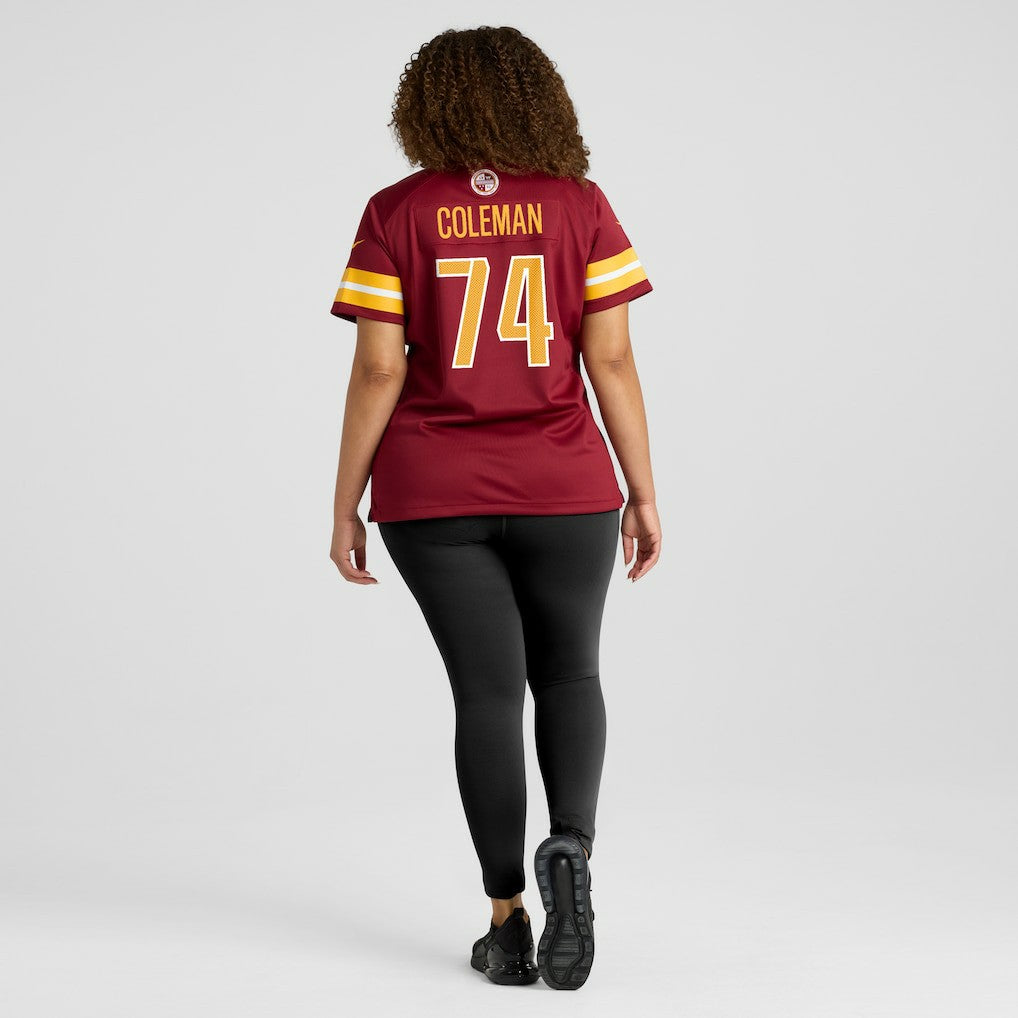 Brandon Coleman Washington Commanders Women's Team Game Jersey - Burgundy - Nike