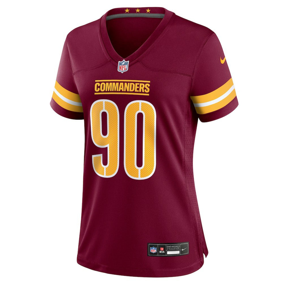 Javontae Jean-Baptiste Washington Commanders Women's Team Game Jersey - Burgundy - Nike