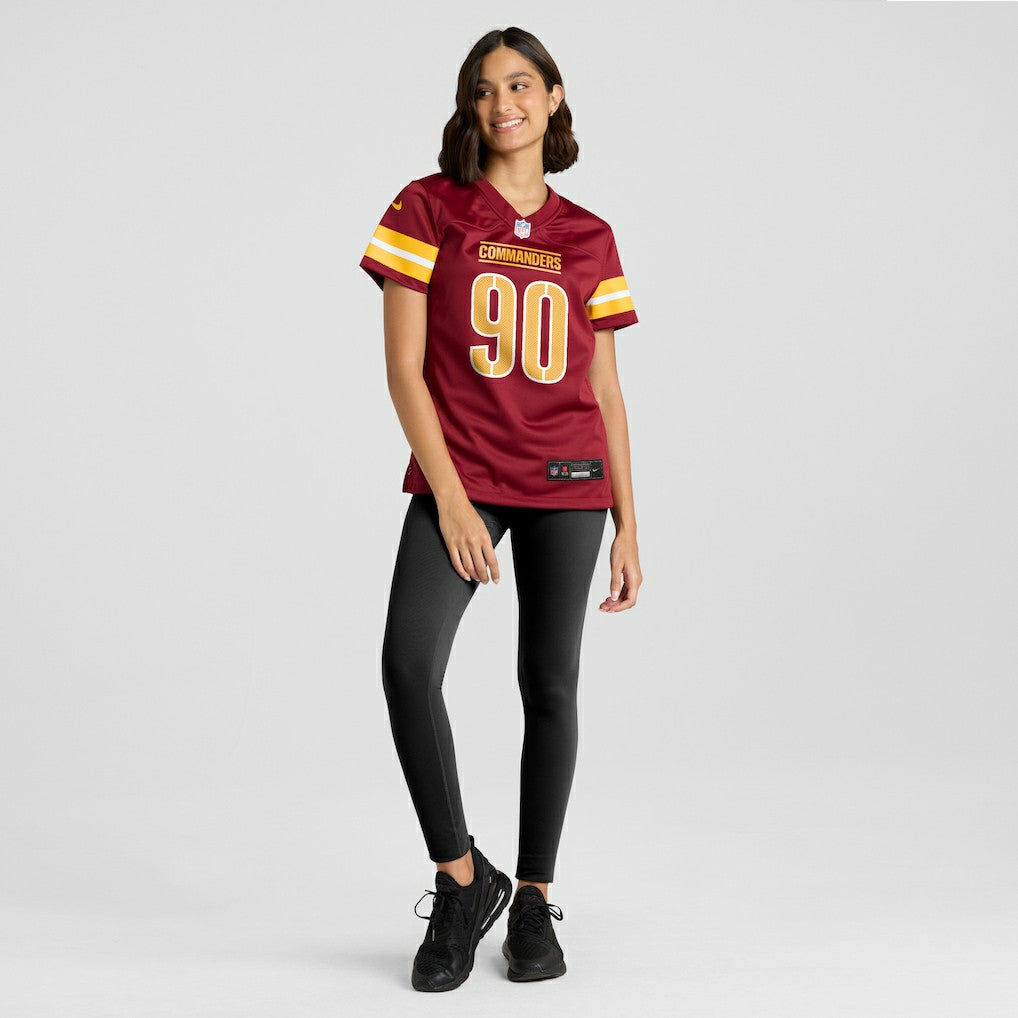 Javontae Jean-Baptiste Washington Commanders Women's Team Game Jersey - Burgundy - Nike