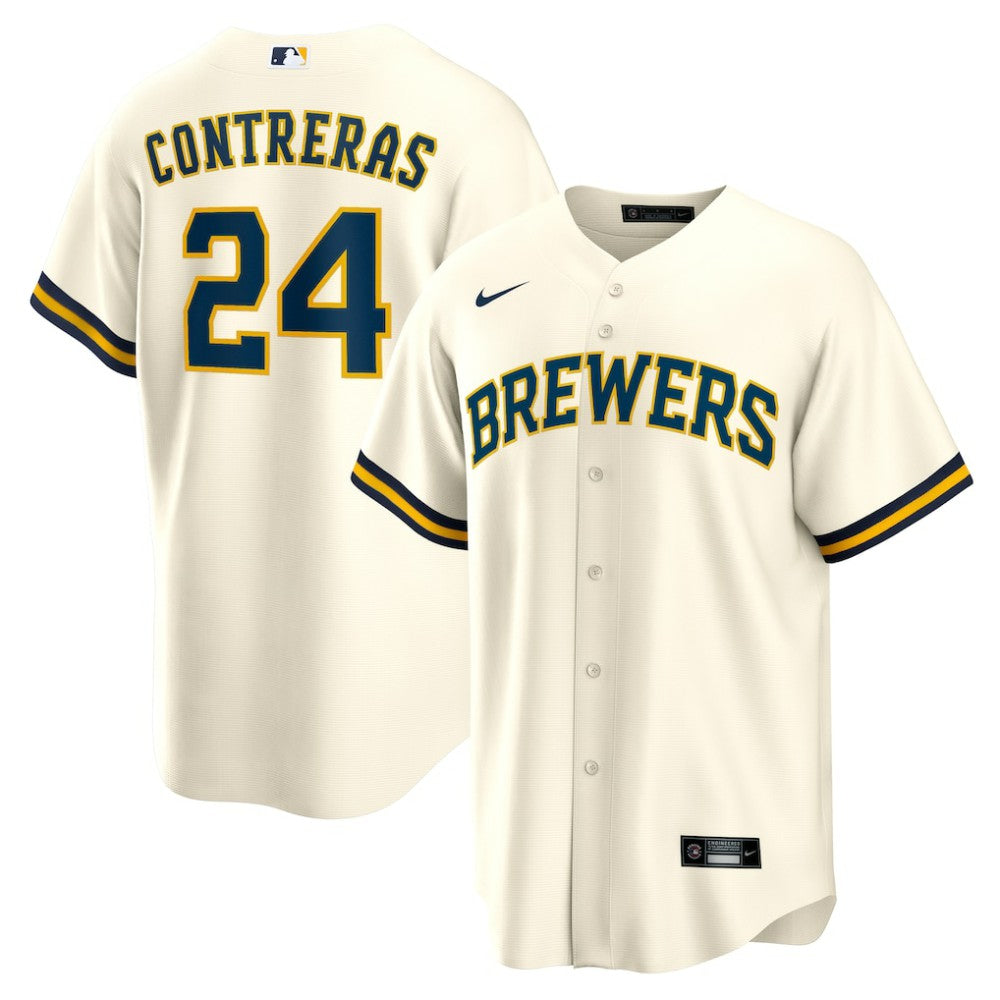 William Contreras Milwaukee Brewers Nike Home Replica Jersey Outlet
