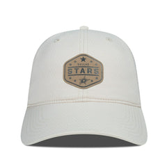 Dallas Stars Men's Levelwear Faux Leather Patch Unstructured Adjustable Hat - Cream | NHL near me