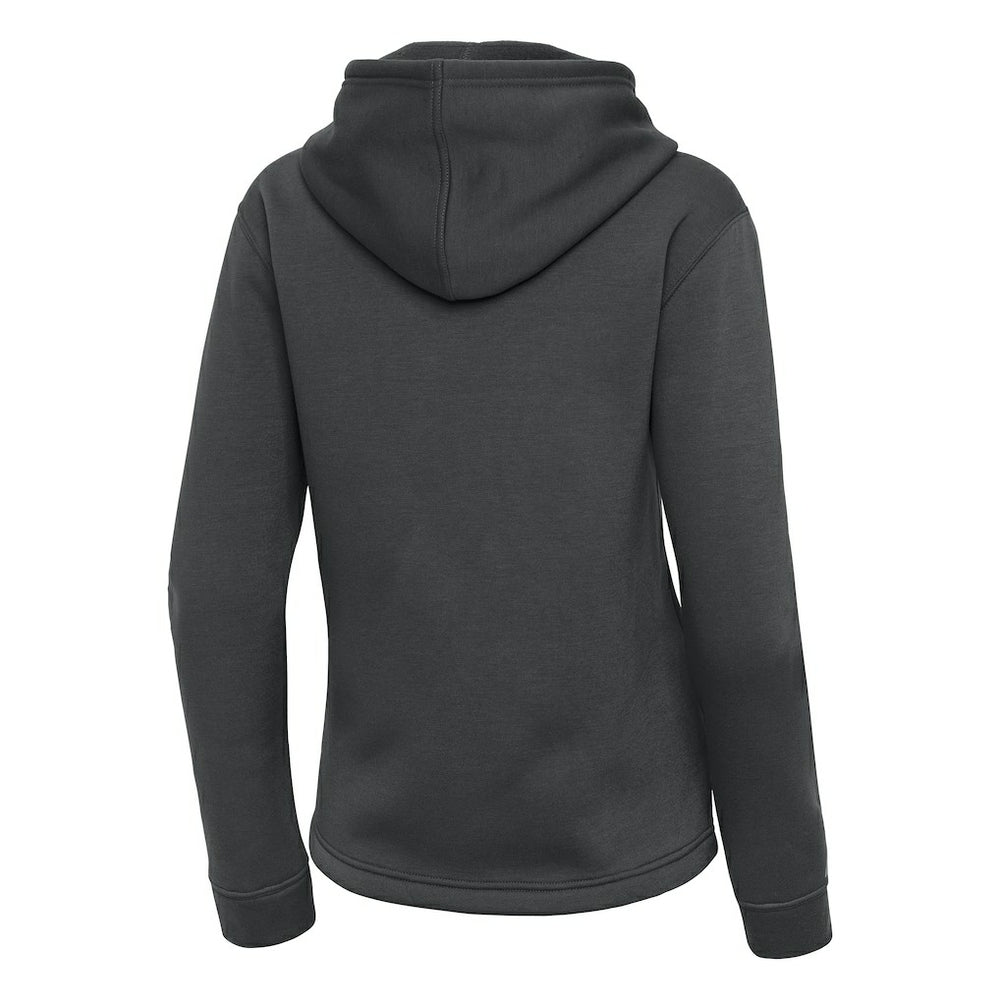 Pittsburgh Steelers Antigua Women's Contemporary Quarter-Zip Hoodie - Pewter - NFL