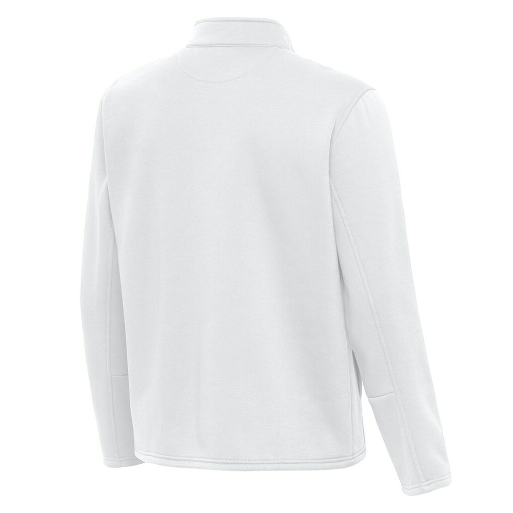 Indianapolis Colts Antigua Twist Quarter-Zip Pullover Jacket - White - NFL