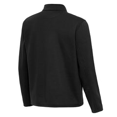 Chicago Bears Antigua Twist Quarter-Zip Pullover Jacket - Black - NFL