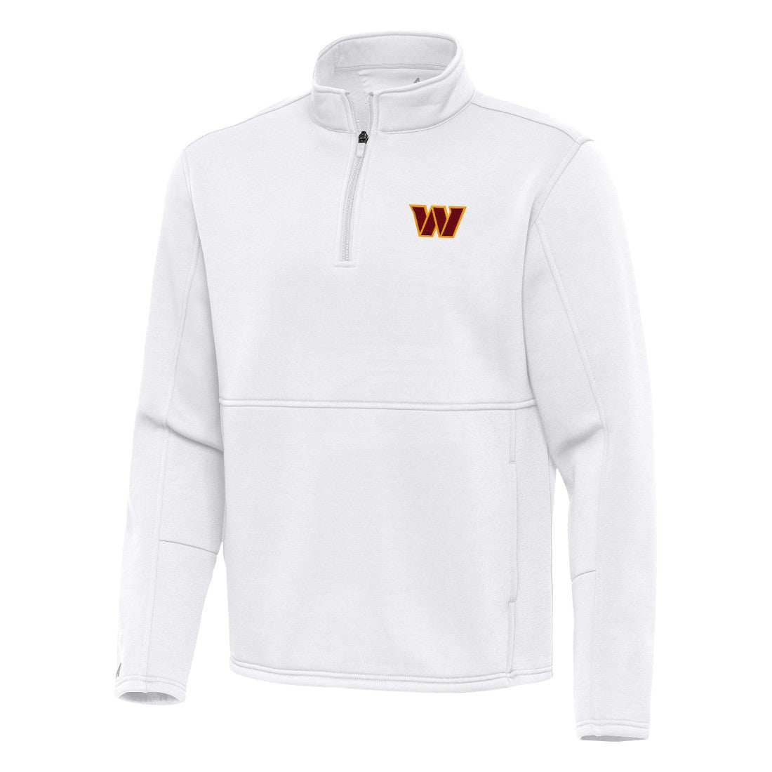 Washington Commanders Antigua Twist Quarter-Zip Pullover Jacket - White - NFL