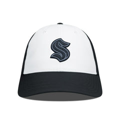 Seattle Kraken Levelwear Endure Nightfall Blackout Patch Unstructured Flex Hat - Black/White | NHL on sale