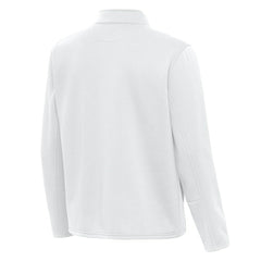 Chicago Blackhawks Antigua Twist Quarter-Zip Pullover Jacket - White | NHL on sale