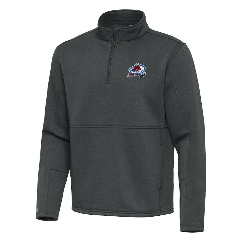 Colorado Avalanche Antigua Twist Quarter-Zip Pullover Jacket - Silver | NHL on sale