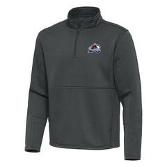Colorado Avalanche Antigua Twist Quarter-Zip Pullover Jacket - Silver | NHL on sale