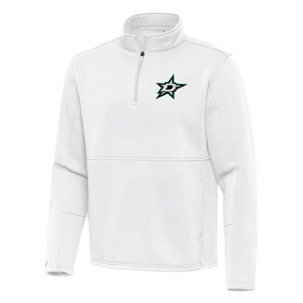 Dallas Stars Antigua Twist Quarter-Zip Pullover Jacket - White | NHL near me