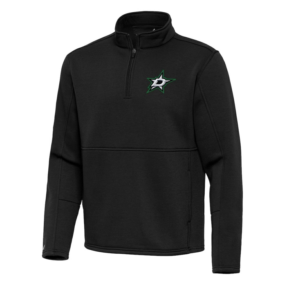 Dallas Stars Antigua Twist Quarter-Zip Pullover Jacket - Black | NHL online