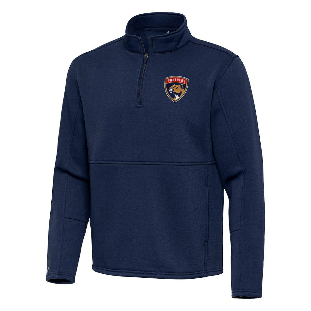 Florida Panthers Antigua Twist Quarter-Zip Pullover Jacket - Navy | NHL on sale