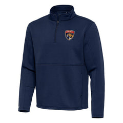 Florida Panthers Antigua Twist Quarter-Zip Pullover Jacket - Navy | NHL on sale
