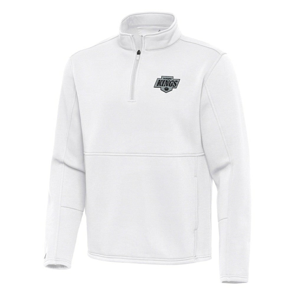 Los Angeles Kings Antigua Twist Quarter-Zip Pullover Jacket - White | NHL discount