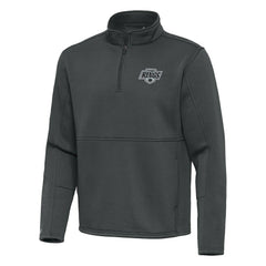 Los Angeles Kings Antigua Twist Quarter-Zip Pullover Jacket - Silver | NHL Lifestyle