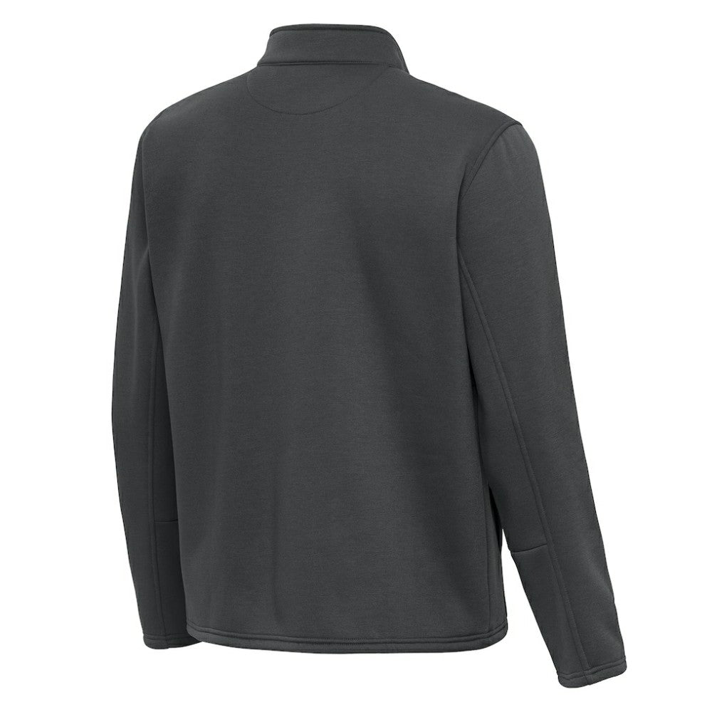 Los Angeles Kings Antigua Twist Quarter-Zip Pullover Jacket - Silver | NHL Lifestyle