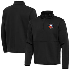 New York Islanders Antigua Twist Quarter-Zip Pullover Jacket - Black | NHL on sale