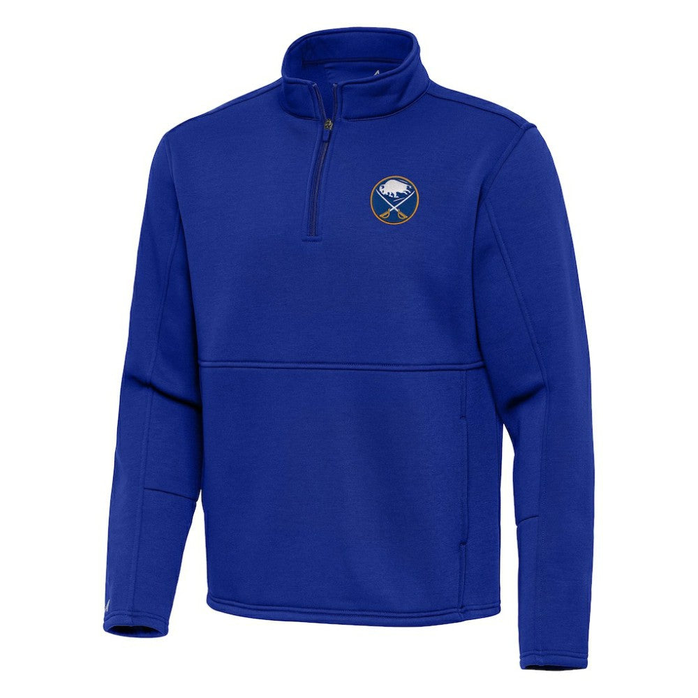Buffalo Sabres Antigua Twist Quarter-Zip Pullover Jacket - Royal | NHL near me