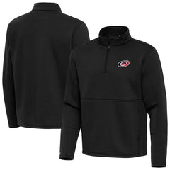 Carolina Hurricanes Antigua Twist Quarter-Zip Pullover Jacket - Black | NHL sale