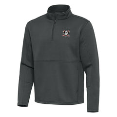 Anaheim Ducks Antigua Twist Quarter-Zip Pullover Jacket - Silver | NHL online