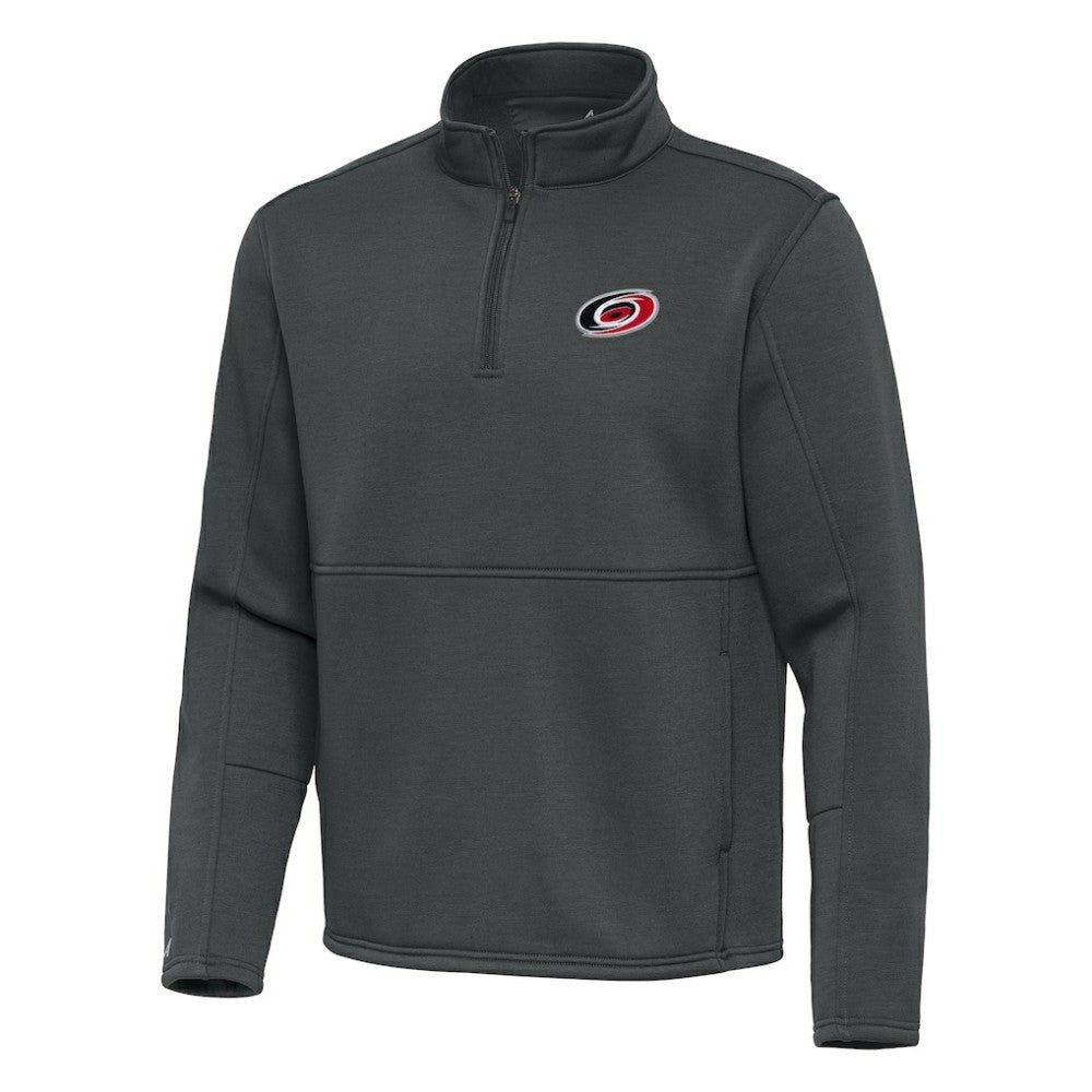 Carolina Hurricanes Antigua Twist Quarter-Zip Pullover Jacket - Silver | NHL online