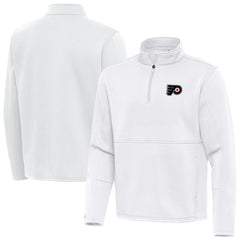 Philadelphia Flyers Antigua Twist Quarter-Zip Pullover Jacket - White | NHL sale