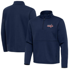 Washington Capitals Antigua Twist Quarter-Zip Pullover Jacket - Navy | NHL sale