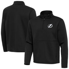 Tampa Bay Lightning Antigua Twist Quarter-Zip Pullover Jacket - Black | NHL on sale