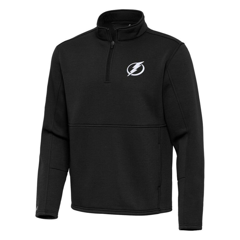 Tampa Bay Lightning Antigua Twist Quarter-Zip Pullover Jacket - Black | NHL on sale