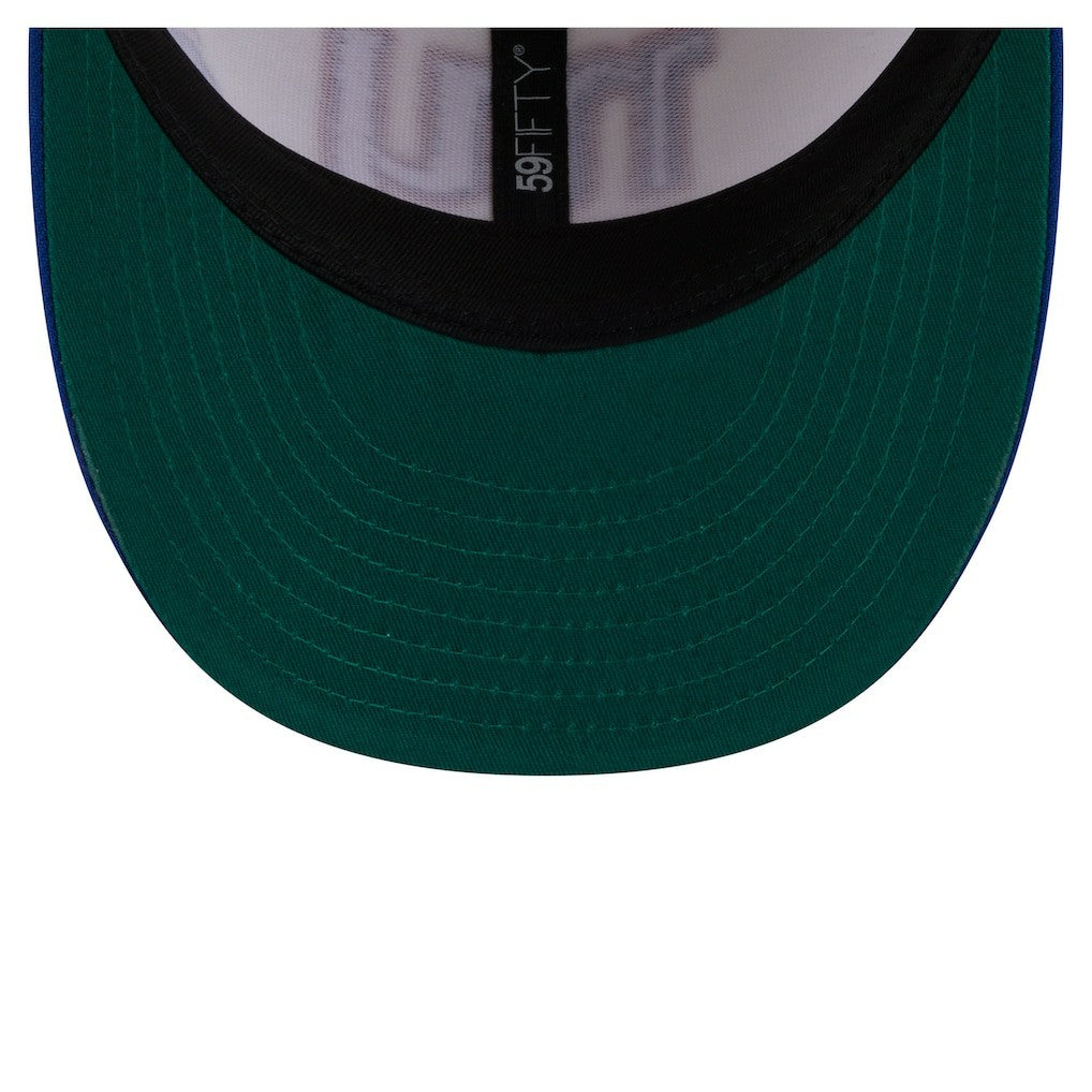 New York Giants New Era Tonal Floral 59FIFTY Fitted Hat - Cream/Royal - NFL