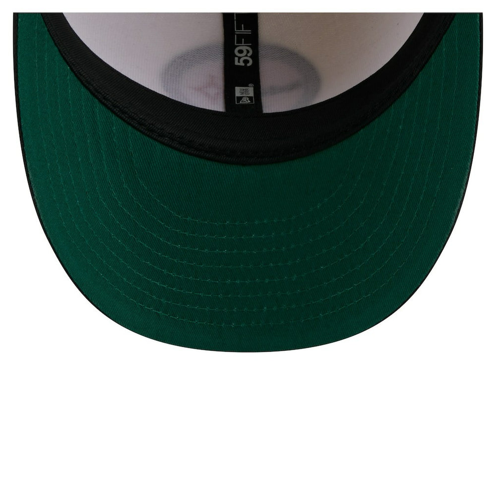 Pittsburgh Steelers New Era Tonal Floral 59FIFTY Fitted Hat - Cream/Black - NFL