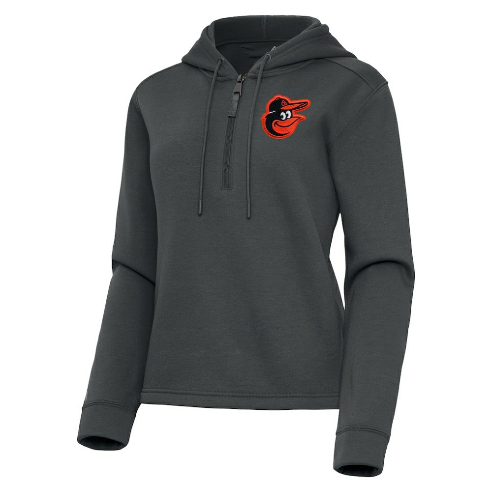 Baltimore Orioles Antigua Women's Contemporary Quarter-Zip Hoodie Discount