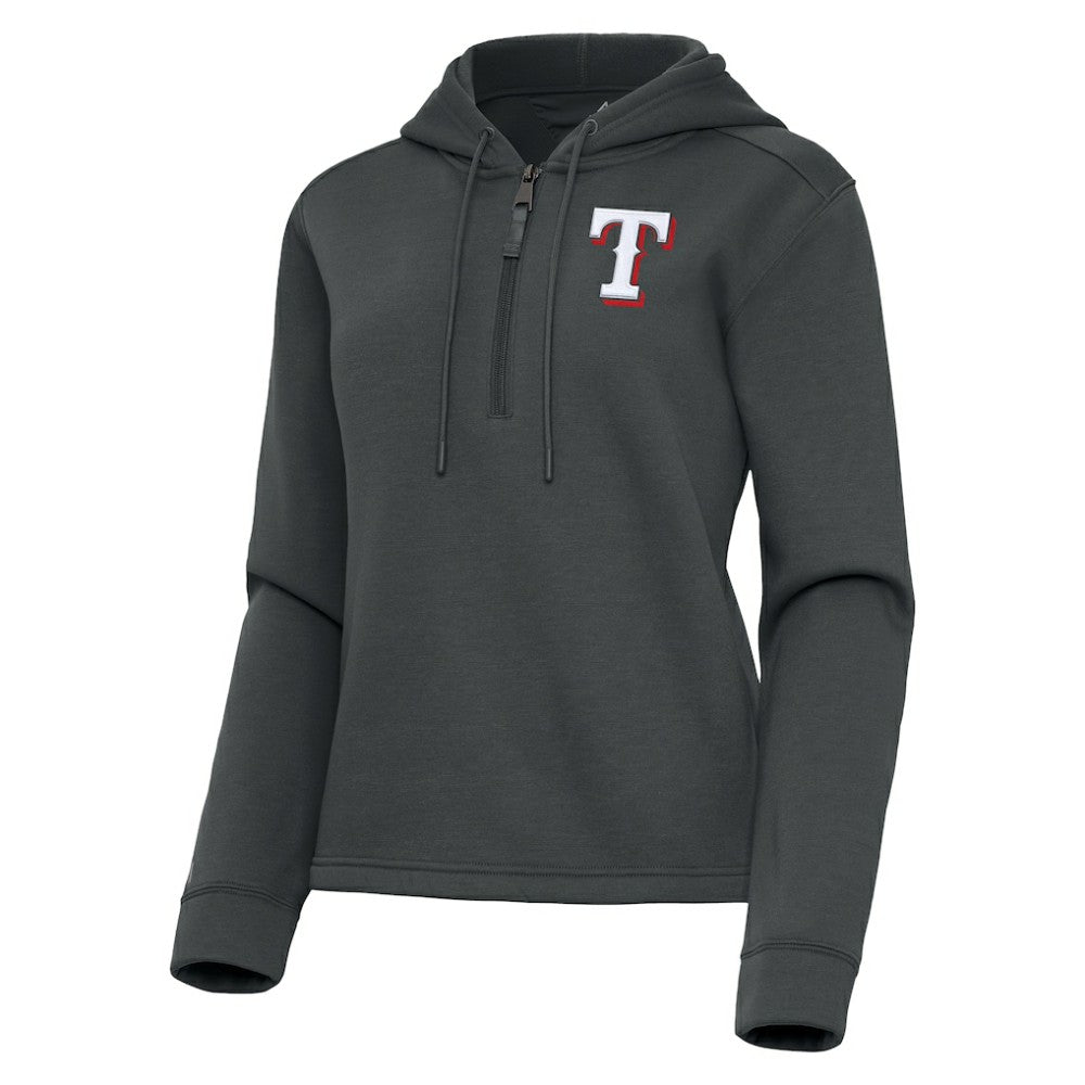 Texas Rangers Antigua Women's Contemporary Quarter-Zip Hoodie Sale