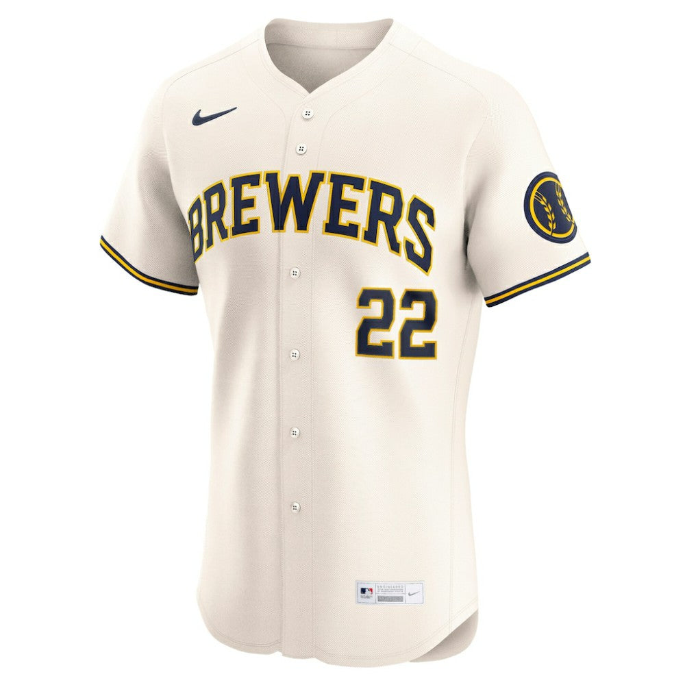 Christian Yelich Milwaukee Brewers Nike Home Elite Player Jersey Online