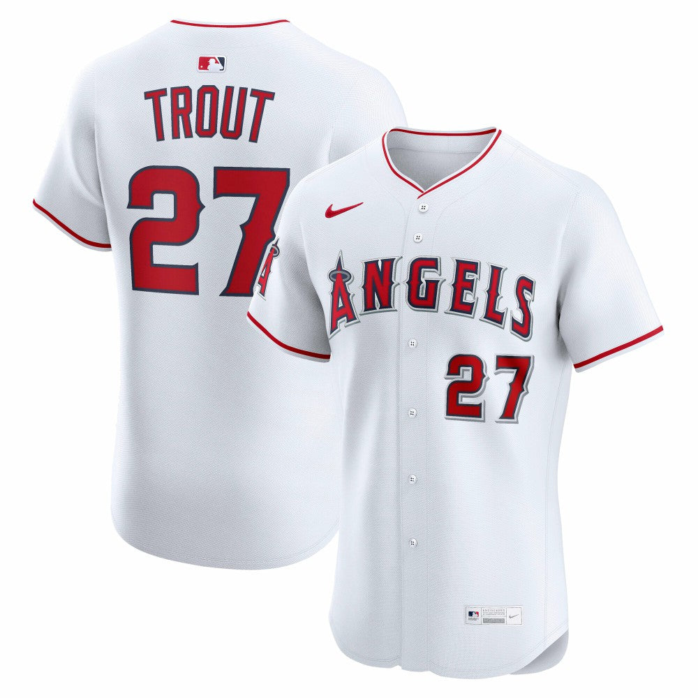 Mike Trout Los Angeles Angels Nike Home ElitePlayer  Jersey Outlet