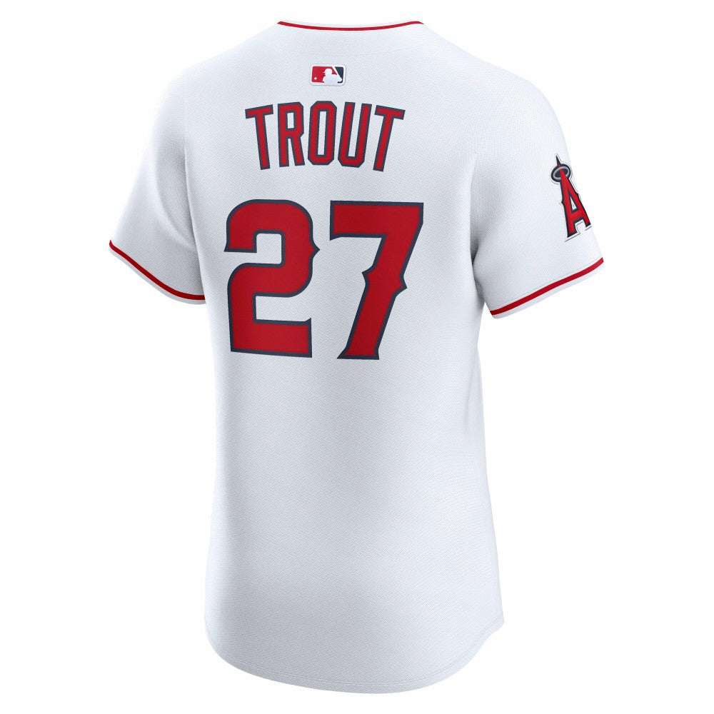 Mike Trout Los Angeles Angels Nike Home ElitePlayer  Jersey Outlet