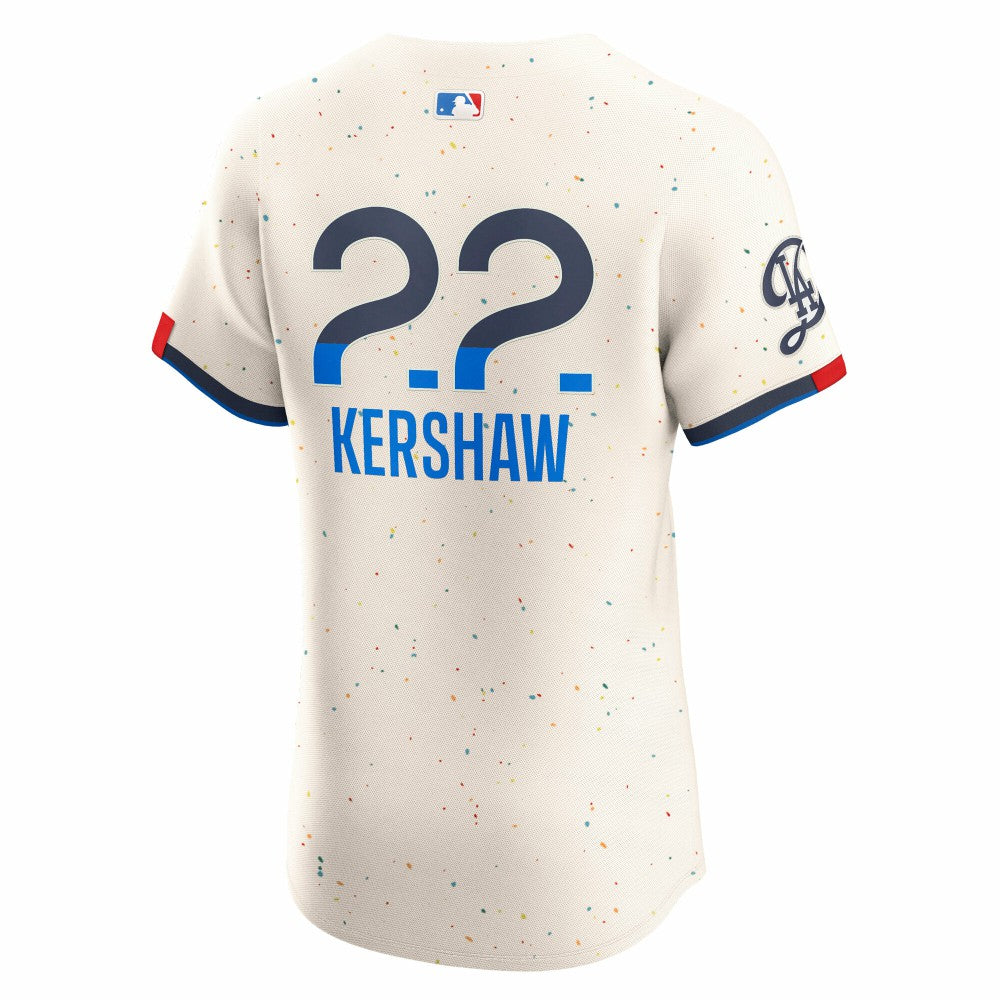 Clayton Kershaw Los Angeles Dodgers Nike City Connect Elite Jersey Outlet