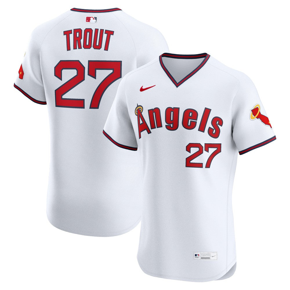 Mike Trout Los Angeles Angels Nike Alternate 2 Elite Jersey Near Me