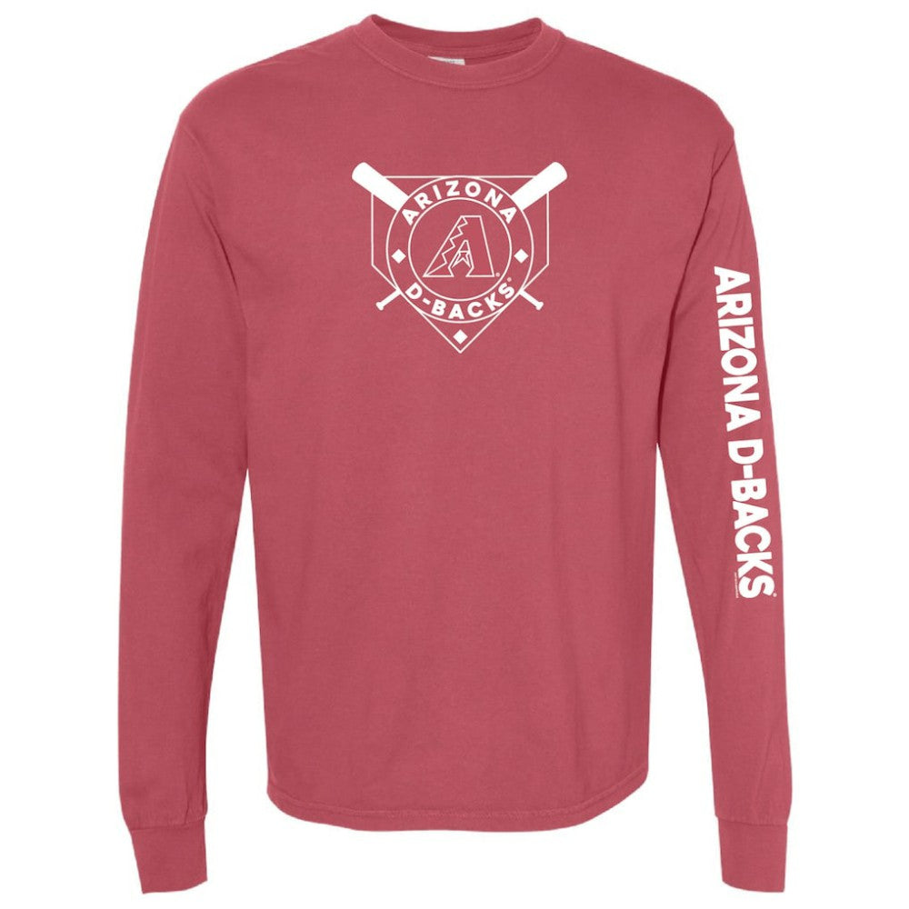 Arizona Diamondbacks Soft as a Grape Women's Pigment Dye Long Sleeve T-Shirt Online