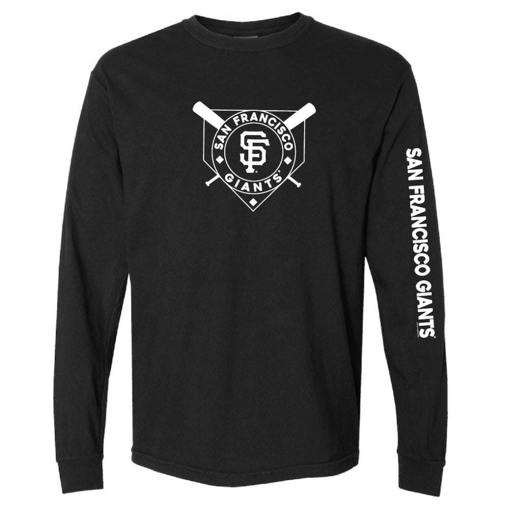 San Francisco Giants Soft as a Grape Women's Pigment Dye Long Sleeve T-Shirt Sale