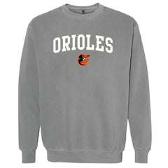 Baltimore Orioles Soft as a Grape Women's Pigment Dye Pullover Sweatshirt Online