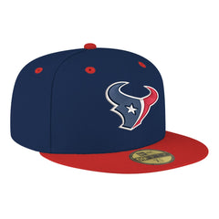 Houston Texans New Era Flipside Two-Tone 59FIFTY Fitted Hat - Navy/Red - NFL