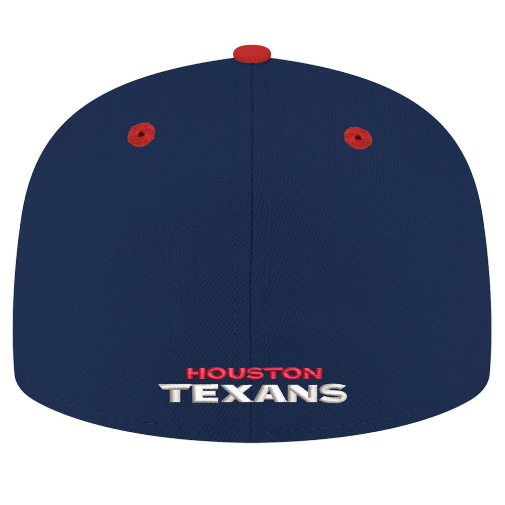 Houston Texans New Era Flipside Two-Tone 59FIFTY Fitted Hat - Navy/Red - NFL