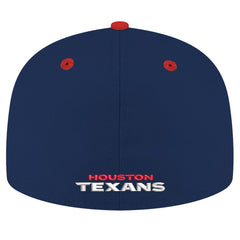 Houston Texans New Era Flipside Two-Tone 59FIFTY Fitted Hat - Navy/Red - NFL