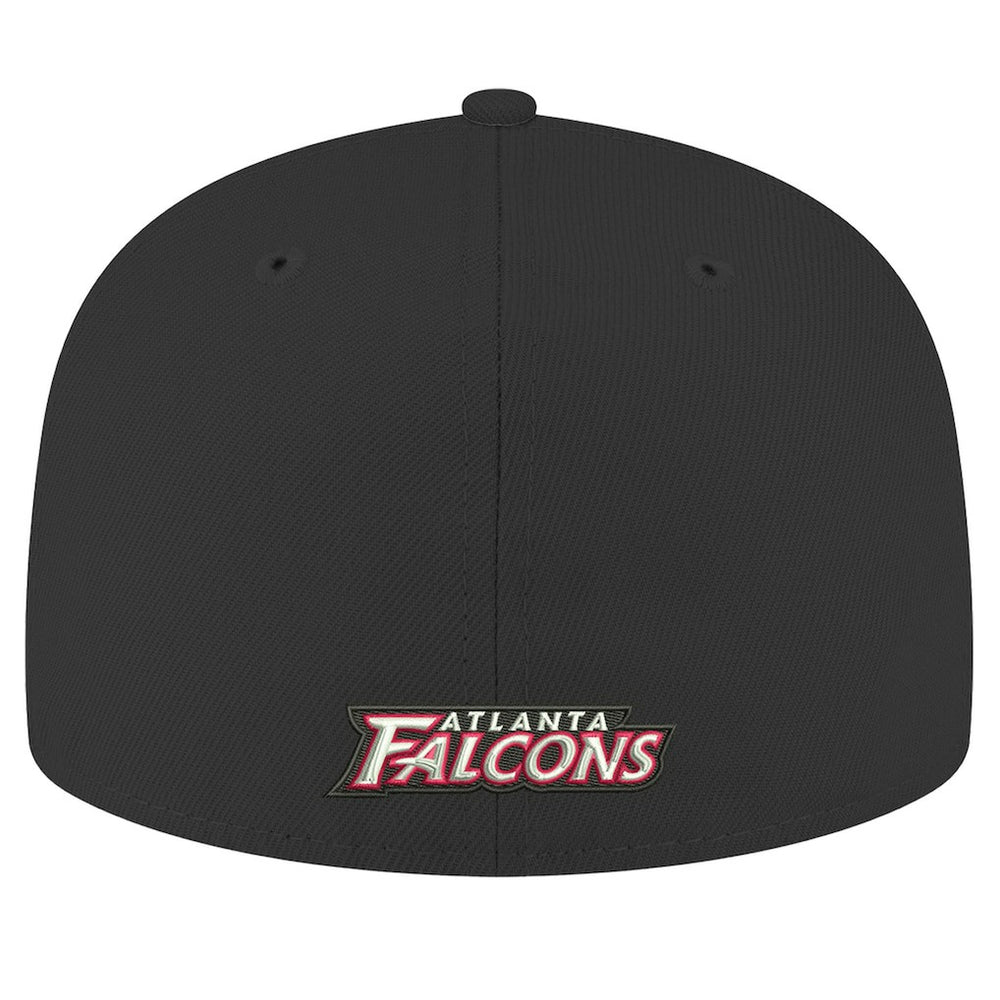Atlanta Falcons New Era Omaha Throwback 59FIFTY Fitted Hat - Black - NFL