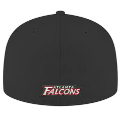 Atlanta Falcons New Era Omaha Throwback 59FIFTY Fitted Hat - Black - NFL